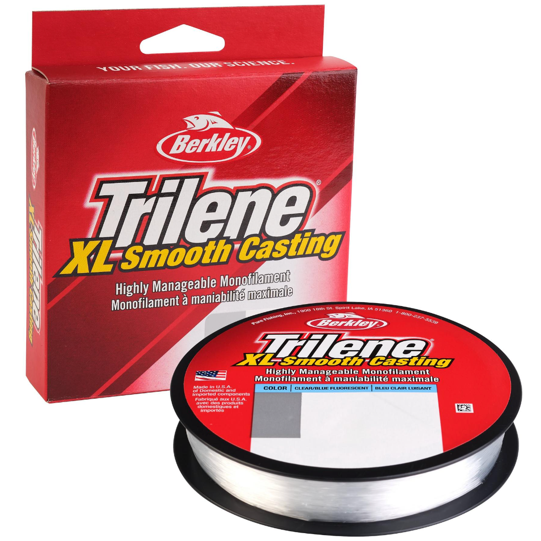 Berkley Trilene XL - Fl. Clear/Blue