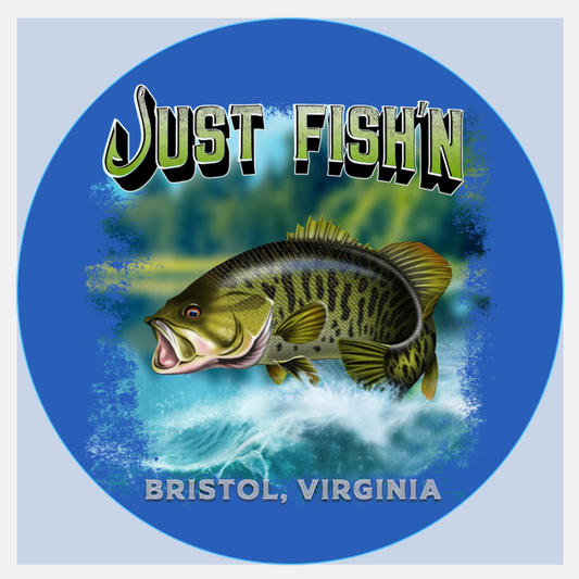 Just Fish'n Bass Decal